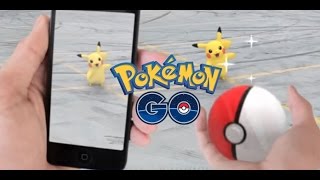 Pokemon Go played on Augmented Reality Glasses [upl. by Ellary]