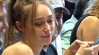 Alycia DebnamCarey signing pt1 Comic Con Copenhagen 2016 Sep 25 [upl. by Argyle756]