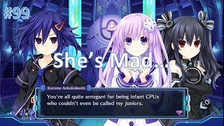 Megadimension Neptunia Episode 99 Kurome Finds The Console Hyperdimension Route [upl. by Gall]