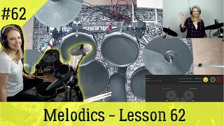 AnnasDrums  Melodics drums lesson 62 Basic 12 [upl. by Ahseenak733]