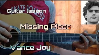 Vance Joy  Missing Piece  Easy Guitar Tutorial Lesson Chords [upl. by Hynes629]