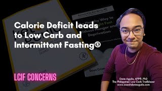 LCIF Concern Calorie Deficit leads to Low Carb and Intermittent Fasting® [upl. by Nich548]