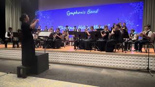 Christmas Holiday March  Symphonic Band  Guam Adventist Academy 2024 [upl. by Asilem382]