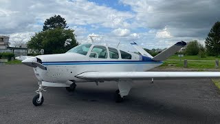 VERY LOUD V35 Bonanza Takeoff [upl. by Gnad]