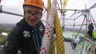 Guildford Cathedral Abseil 2017 [upl. by Ynatterb]