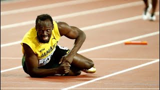 Usain Bolts Last Race 4x100 Relay World Championships 2017 [upl. by Agamemnon]