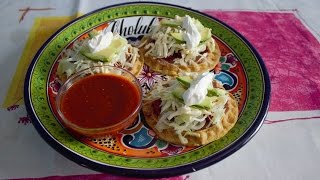 SOPES CON LONGANIZA A LA MEXICANA FACIL DE PREPARAR [upl. by Rivkah659]