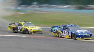 What a finish Ambrose Keselowski battle at Watkins Glen [upl. by Kannry]