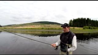 Spey casting lessons near Glasgow with AAPGAI instructor Andrew Toft using a Single handed rod [upl. by Kaye]