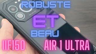 IIIF150 Air1 Ultra 12256Go 7000mAh 64MP32MP Le plus beau smartphone robuste [upl. by Aenet]