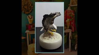 Vintage Eagle Music Box Ceramic By Otagiri [upl. by Mailiw977]