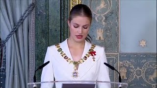 quotI will serve youquot Princess Leonor asks Spaniards for their confidence  FULL speech with ENG SUBs [upl. by Fredie]