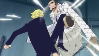 One Piece 607 HDSanji Vs Vergo Full Fight [upl. by Treblih93]