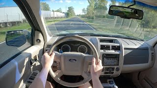 2008 Ford Escape Hybrid with 330000 miles  POV Test Drive Binaural Audio [upl. by Aranaj]