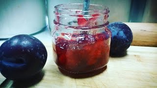 How to Make Easy Plum Jam Low Sugar Method [upl. by Saiff]