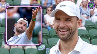 Ageing like a fine wine 🍷  Grigor Dimitrov  First round OnCourt Interview  Wimbledon 2024 [upl. by Sterrett317]