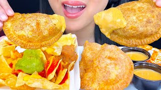 ASMR MUNCHIES TACO BELL Crispanada amp Beef Nachos Baja blast  Eating Sounds  Mukbang  ASMR Phan [upl. by Lleynad129]