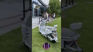 Automated selfdriving and parking scooter [upl. by Polinski]