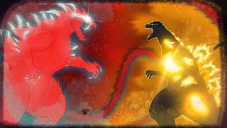 GODZILLA BATTLE ROYALE  PART 2 True Form Ultima VS Burning Godzilla [upl. by Aroc]