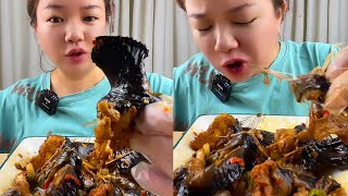 Asmr Eating Food Very Fast，Monkfish [upl. by Vikki800]