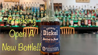 George Dickel Bottle In Bond Tennessee Whiskey Uncorking [upl. by Atsillak]