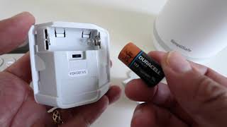 How to Install Batteries in Vivint Motion Sensor  Vivint Tips amp Tricks [upl. by Rip]