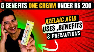 Aziderm Cream  Aziderm Cream Review  Azelaic acid  Aziderm 10 gel  Aziderm  Azelaic acid cream [upl. by Aelanej]