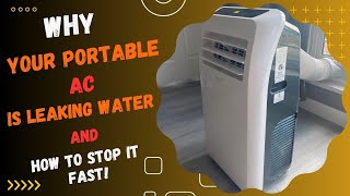 Why Your Portable AC Is Leaking Water and How to Stop It Fast [upl. by Hewe749]