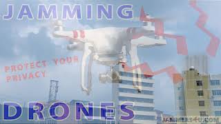 ✅✅✅ Anti Drone UAVs Manpack Jammer 110W in action video demo test review [upl. by Znarf]