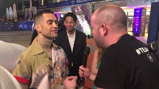 Mahmood short interview Orange Carpet Eurovision Song Contest 2019 [upl. by Enelyad]