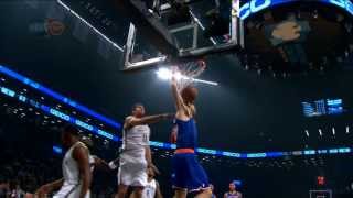 Andrea Bargnani Blows by Garnett for the BIG Slam [upl. by Khorma]