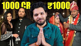 MOST EXPENSIVE VS MOST AFFORDABLE WEDDING OF THE YEAR  ANANT AMBANI VS RAJA VLOGS [upl. by Hopfinger]