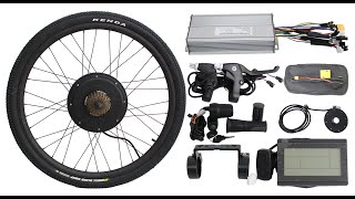 Hallomotor Ebike Conversion kit assembly installation video [upl. by Eserahc]