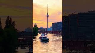 CSD AUF DER SPREE 2024 in Berlin  PRIDE PARADE on the river at SUNSET [upl. by Oruasi]