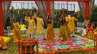 Haldi dance performance for sister wedding  Chogada tara  Haldi Ceremony  Pawan Dance Studio [upl. by Iren]