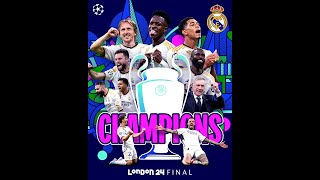 REAL MADRID WIN THE CHAMPIONS LEAGUE AGAIN 15th Champions League title for Real Madrid [upl. by Herc]