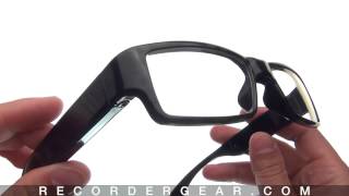 Slim Frame Black 720P Camera Glasses CG200 [upl. by Atnwahs416]