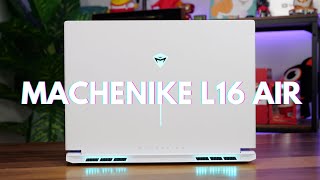 Machenike Light 16 Air Review Gaming Design Affordable Powerful Laptop [upl. by Eceirahs]