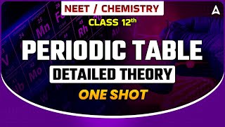 PERIODIC TABLE ONE SHOT  NEET 2024  DETAILED THEORY  SMART ONE SHOT SERIES  BY SANKALP BHARAT [upl. by Amasa]