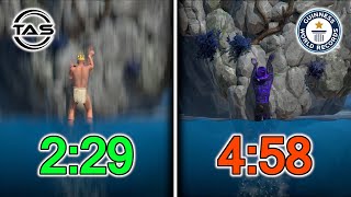 A Difficult Game About Climbing Speedrun World Record vs TAS [upl. by Repip]