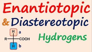 Enantiotopic and Diastereotopic hydrogens in easy way [upl. by Acimaj]