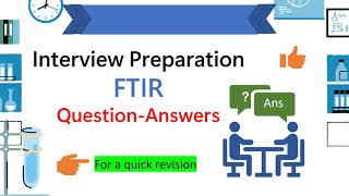 Commonly asked Interview question answer on FTIR spectroscopy IR spectroscopy FTIR Principle [upl. by Ahseinek]