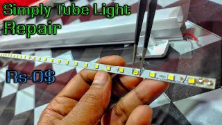 how to repair led tube light at home  how to repair led bulb light [upl. by Paul]