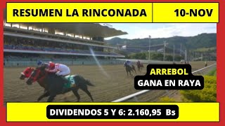 RESUMEN COMPLETO 👉 LA RINCONADA INH hoy Domingo 10 DE NOVIEMBRE [upl. by Sucirdor466]