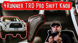 4Runner TRD Pro Shift Knob Install amp Review [upl. by Idou566]