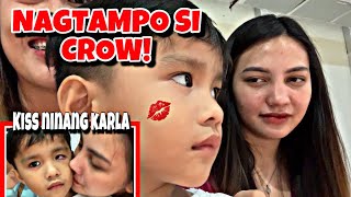 KISS NI NINANG KARLA SI CROWTAMPO SI BABY [upl. by Pammie810]