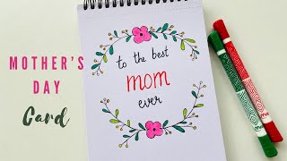 Easy Greeting Card shorts ytshorts mothersday [upl. by Aliban]