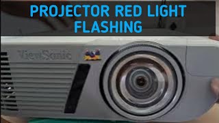 how to fix viewsonic projector red light flashing [upl. by Naitsirk]