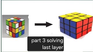 part 3 last layer cube solving [upl. by Linet916]