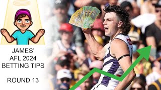 AFL Betting Tips  Round 13 2024 [upl. by Darwin121]